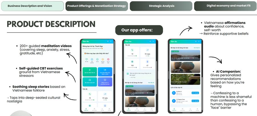 Designing a mental-health app around near-zero marginal cost