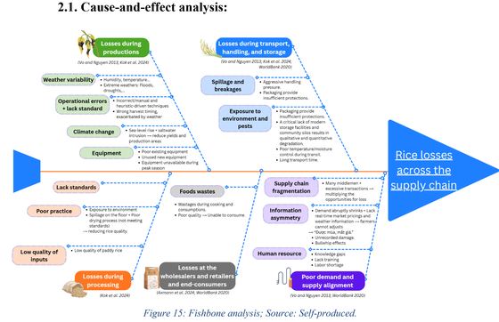 Loss mapping and method review, Vietnam's rice supply chain