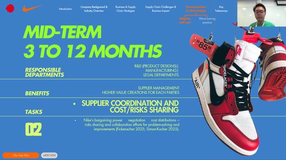 Tariff exposure analysis and 90-day response plan, Nike Vietnam