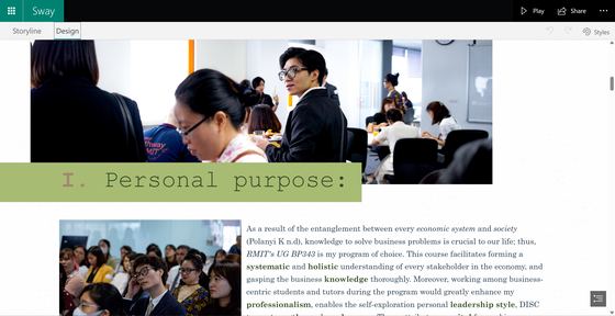 A self-published web vision board on an industry problem I want to solve